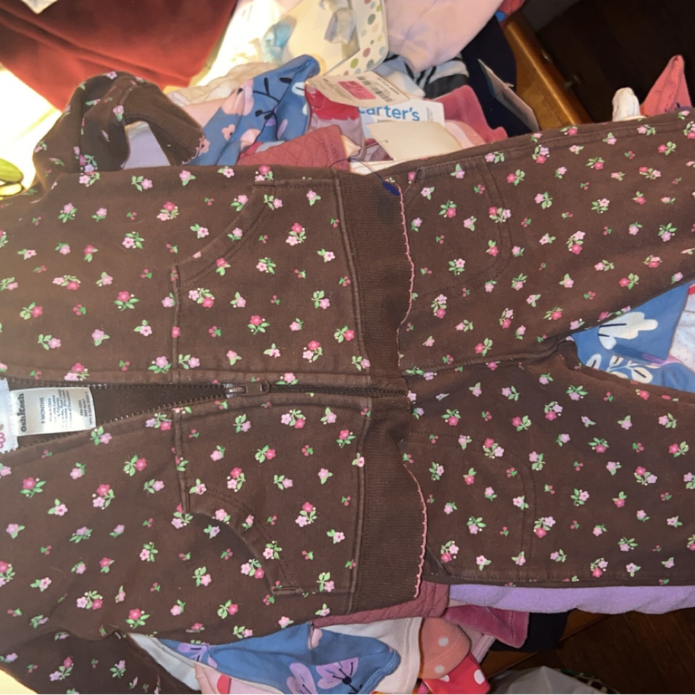 Brown & pink osh kosh outfit!